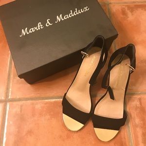 Mark & Maddux black heels